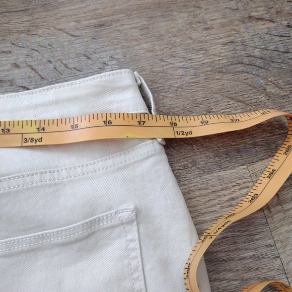 H&m & Denim Skinny khaki ankle jeans front & back pockets‎ Sz. 33" - Picture 6 of 8